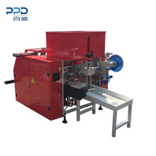 High quality cover 5 shafts automatic cling film perforating label rewinding machine